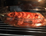 Foto del paso 5 de la receta: Pollo con salsa de achiote, puré de papa con zanahoria y repollo