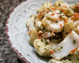 Foto del paso 8 de la receta: Ensalada de patata y bacalao confitado con pesto