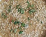A picture of step 3 of Tomato Meggi soup.