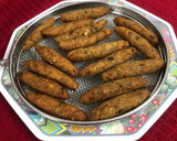 A picture of step 7 of Red Poha-Potato Fingers.