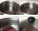A picture of step 1 of Ondeh-ondeh (purple sweet potatoes).