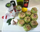 Foto del paso 1 de la receta: Alcachofas a la vinagreta con hígado de cordero