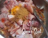 A picture of step 4 of Chicken Achari Roast.