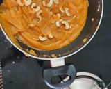 A picture of step 3 of Ashoka Halwa.