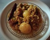 A picture of step 3 of Cauliflower potato curry.