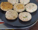 A picture of step 7 of Sama Rice patties.