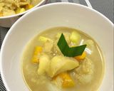 Foto langkah ke 6 dari resep Kolak Durian isi Pisang Ubi Labu.