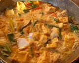 Foto langkah ke 4 dari resep Lontong Sayur Ayam Tahu.