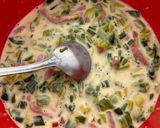 Une image de l'étape 4 de Tarte au vert de poireaux /bacon.
