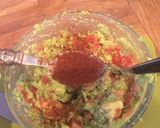 A picture of step 2 of Fresh and zingy guacamole.
