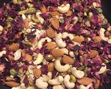 A picture of step 1 of Thandai masala mix.