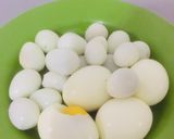 Foto langkah ke 1 dari resep 🥚Sayur tahu telur ayam+telur puyuh bumbu kuning.