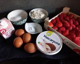 Une image de l'étape 1 de Roulé fraise mascarpone.