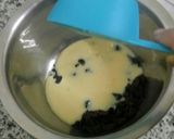 A picture of step 9 of 4 in 1 orange mousse sponge cake.