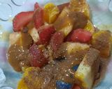 Foto del paso 5 de la receta: Ensalada de frutas con salsa de dulce de leche y algo más.