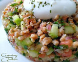 Foto del paso 10 de la receta: Tabulé de bulgur de vegetales con menta y yogur agrio