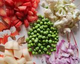 वेज पुलाव(veg pulao recipe in hindi) रेसिपी चरण 1 फोटो