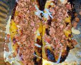 Foto del paso 4 de la receta: Plátano maduro relleno de queso mozzarella y carne molida