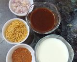 A picture of step 4 of Tikki chole chaat.