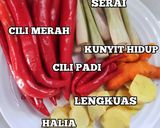 Gambar langkah 1 resipi Pes Rendang Daging.