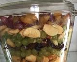 Une image de l'étape 7 de Salade de fruits du jardin (pommes raisins prunes poires pêches).