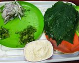রুজোট পাতার বড়া। Perilla leaf fritters রেসিপির ধাপ 1 ছবি