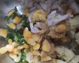 A picture of step 2 of Mummy kabab wrapped, hand garlic toast and eyeball punch.