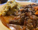 Foto del paso 5 de la receta: Ragout de cuadril al malbec con crema de zanahorias y choclo