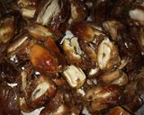 A picture of step 2 of Til and peanuts date roll.