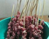 Foto langkah ke 1 dari resep Sate Kambing Bumbu Kacang #kitaberbagi.