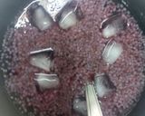 A picture of step 2 of Rose sabja lemonade/cooled refreshing drink.