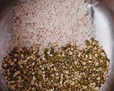 A picture of step 1 of Split Green Moong Dal Khichdi.