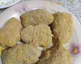 A picture of step 10 of Chicken Al kiev.