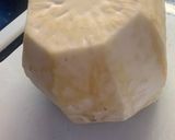 A picture of step 2 of Celeriac gratin (get ahead for Christmas).