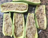Foto del paso 5 de la receta: Calabacines rellenos de atún