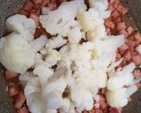 Foto del passaggio 3 della ricetta Semi di melone con prosciutto e cavoli