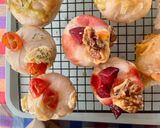 รูปขั้นตอนการทำที่ 6 ของ ขนมปังFoccacia สุขภาพหน้าต่างๆ🍞🧄🍅