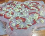 Foto del paso 3 de la receta: Matambre de cerdo sazonado gratinado y puré crema de zanahorias