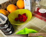 Foto del paso 1 de la receta: Polo de naranja y frambuesa 🍊 🍓 🍡