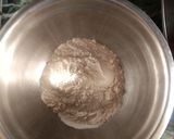 A picture of step 1 of Atta layered mathri.