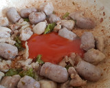 Foto del paso 4 de la receta: Arroz con Pincho de Pollo y Salchicha (Arroz de Aprovechamiento)
