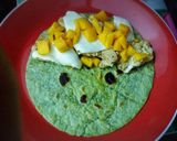 รูปขั้นตอนการทำที่ 5 ของ Chicken mango cheese quesadillas