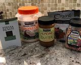 A picture of step 1 of Chocolate almond Keto Fat Bombs.