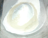 A picture of step 1 of Buns with ovacado,beetrootpaste n cucumber and fruit juice.