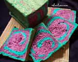 Foto langkah ke 9 dari resep Roti Tawar Pelangi (Oven Tangkring).