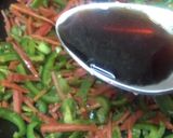 A picture of step 13 of BBQ rice.