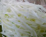 A picture of step 1 of Vegetarian/Vegan Som Tum with Fermented Soybean Sauce.
