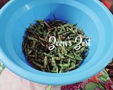 A picture of step 1 of Green Pigeon Peas Aloo and Methi Sabzi.