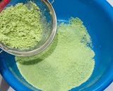 Foto langkah ke 4 dari resep Kue Putu Pandan Dengan Cetakan.