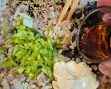 Foto del paso 2 de la receta: Sushi en rollos de tortilla. -Eggrolls sushi-